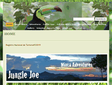 Tablet Screenshot of junglejoeminca.com